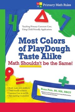portada Most Colors of PlayDough Taste Alike.... Math Shouldn't Be the Same! (en Inglés)