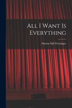 portada All I Want is Everything