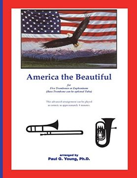 portada America the Beautiful: For Five Trombone or Euphoniums (in English)
