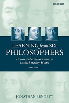 portada Learning From six Philosophers: Descartes, Spinoza, Leibniz, Locke, Berkeley, Hume, Volume 2 (en Inglés)
