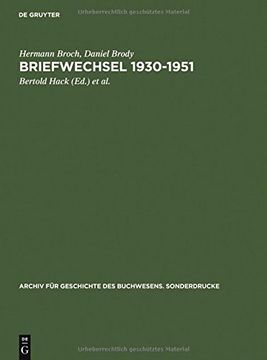 portada Briefwechsel 1930-1951 (Archiv Fa1/4r Geschichte Des Buchwesens. Sonderdrucke) (German Edition)