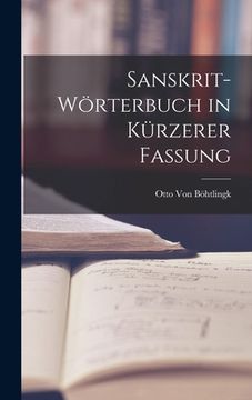 portada Sanskrit-Wörterbuch in kürzerer Fassung (en Alemán)