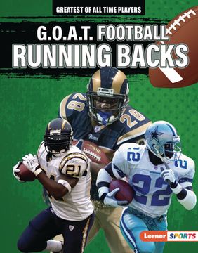 portada G. O. A. T. Football Running Backs (Greatest of all Time Players (Lerner ™ Sports)) (en Inglés)