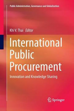 portada International Public Procurement: Innovation and Knowledge Sharing (en Inglés)