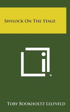 portada Shylock on the Stage (en Inglés)