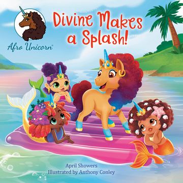 portada Divine Makes a Splash! (Afro Unicorn) (in English)