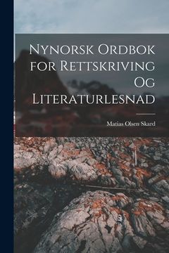 portada Nynorsk Ordbok for Rettskriving Og Literaturlesnad (in Noruego)