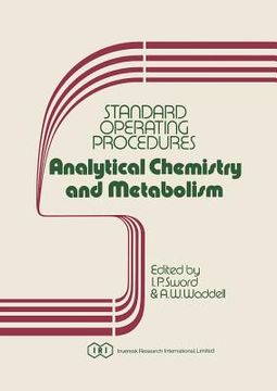 portada Standard Operating Procedures Analytical Chemistry and Metabolism (en Inglés)
