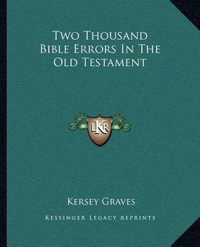 portada two thousand bible errors in the old testament (en Inglés)