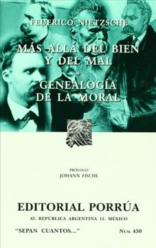 portada Mas Alla del Bien y el Mal; Genealogia Moral (7ª Ed. ) (in Spanish)