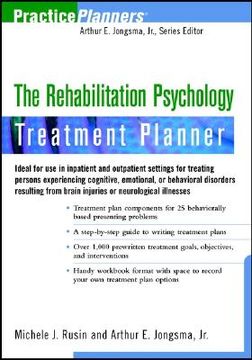 portada the rehabilitation psychology treatment planner (in English)