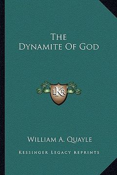 portada the dynamite of god (en Inglés)