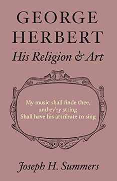 portada George Herbert: His Religion and art (en Inglés)