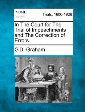 portada in the court for the trial of impeachments and the correction of errors (en Inglés)