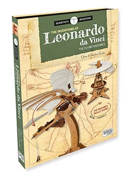 portada The Inventions of Leonardo da Vnci. The Flying Machines. Ediz. Illustrata. Con Giocattolo (Science) (en Inglés)