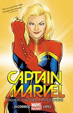 portada Captain Marvel Volume 1: Higher, Further, Faster, More (en Inglés)