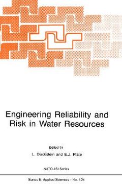 portada engineering reliability and risk in water resources