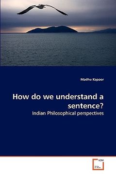 portada how do we understand a sentence? (in English)