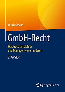 portada Gmbh-Recht: Was Geschäftsführer und Manager Wissen Müssen (en Alemán)
