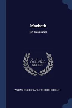 portada Macbeth: Ein Trauerspiel