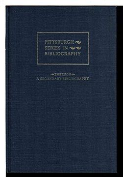 portada Emerson: An Annotated Secondary Bibliography (Pittsburgh Series in Bibliography) (in English)