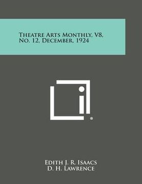 portada Theatre Arts Monthly, V8, No. 12, December, 1924 (en Inglés)