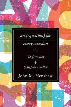 portada An Equation for Every Occasion: Fifty-Two Formulas and Why They Matter