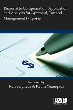 portada reasonable compensation: application and analysis for appraisal, tax and management purposes