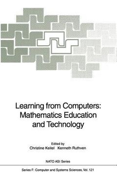portada learning from computers: mathematics education and technology (en Inglés)