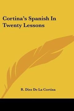 portada cortina's spanish in twenty lessons (en Inglés)