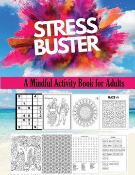 portada Stress Buster Activity book for adults (en Inglés)