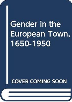 portada Gender in the European Town: Ancien Regime to the Modern (en Inglés)