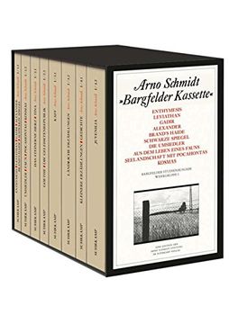 portada Bargfelder Ausgabe. Studienausgabe der Werkgruppe I: Romane, Erzählungen, Gedichte, Juvenilia: 4 in 8 Teilbänden in Kassette (in German)