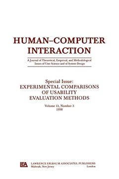 portada Experimental Comparisons of Usability Evaluation Methods: A Special Issue of Human-Computer Interaction (in English)