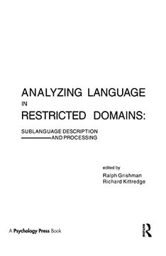 portada Analyzing Language in Restricted Domains: Sublanguage Description and Processing (in English)