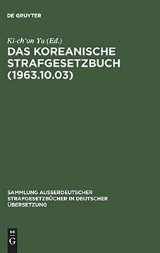 portada Das Koreanische Strafgesetzbuch (en Alemán)