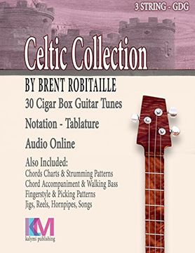 portada Cigar Box Guitar Celtic Collection: 30 Celtic Tunes for 3 String Cigar Box Guitar - GDG (en Inglés)