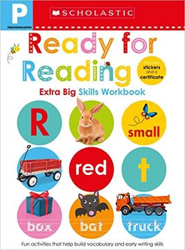 portada Pre-K Extra big Skills Workbook: Ready for Reading (Scholastic Early Learners) (Prekindergarten Extra big Skills Workbook) (en Inglés)