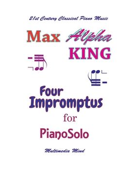 portada 4 Impromptus for Piano Solo (en Inglés)
