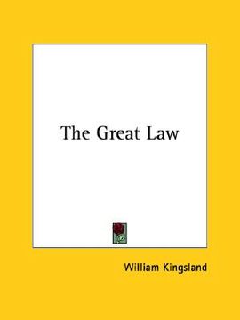 portada the great law (en Inglés)