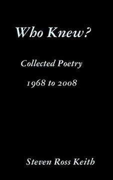 portada Who Knew? Collected Poetry 1968 to 2008