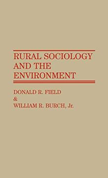 portada Rural Sociology and the Environment (en Inglés)