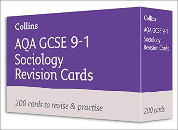 portada Aqa Gcse 9-1 Sociology Revision Cards: Ideal for Home Learning, 2022 and 2023 Exams (Collins Gcse Grade 9-1 Revision) (in English)