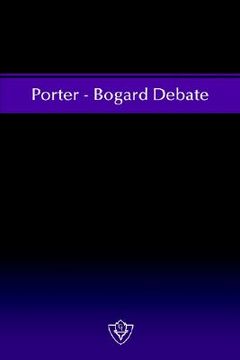 portada porter - bogard debate (en Inglés)
