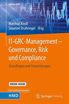 portada It-Grc-Management? Governance, Risk und Compliance: Grundlagen und Anwendungen (Edition Hmd) (en Alemán)