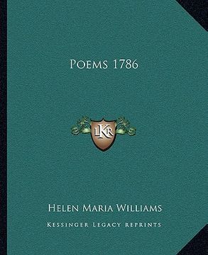 portada poems 1786 (en Inglés)