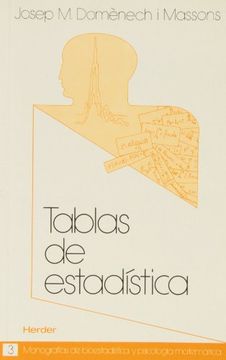 portada Tablas de estadística (in Spanish)
