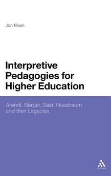 portada interpretive pedagogies for higher education