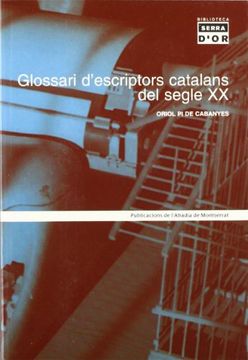 portada Glossari D'Escriptors Catalans del Segle xx (Biblioteca Serra D'Or) 