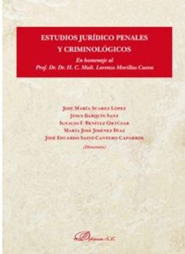 portada Estudios Jurídico Penales y Criminológicos: En Homenaje al Prof. Dr. H. C. Mult. Lorenzo Morillas Cueva
